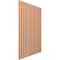 Ekena Millwork 94H x 3/8T Adjustable Wood Slat Wall Panel Kit w/ 3W Slats, Cherry contains 15 Slats SWW60X94X0375CH - alternate 5